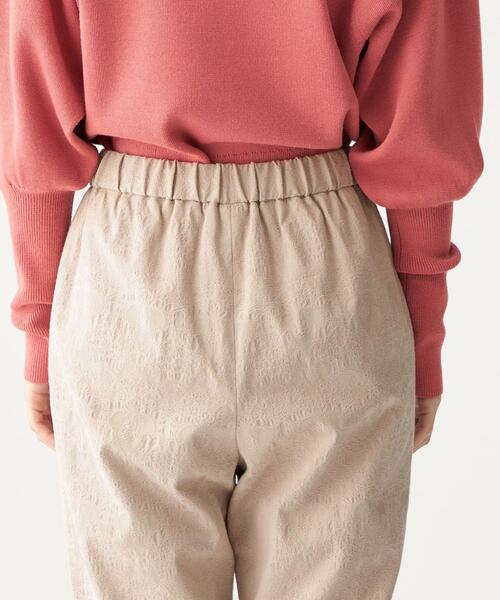 CITEN（シテン）の「＜CITEN（シテン）＞ジャカード フレア イージー パンツ（その他パンツ・レディース・ネイビー/ベージュ・FREE）」の12枚目の写真