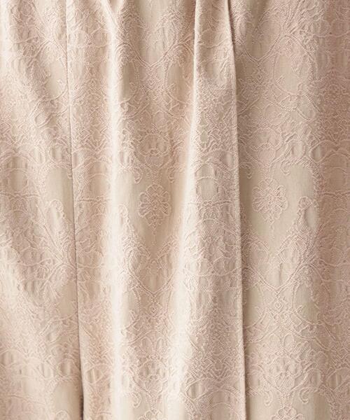 CITEN（シテン）の「＜CITEN（シテン）＞ジャカード フレア イージー パンツ（その他パンツ・レディース・ネイビー/ベージュ・FREE）」の8枚目の写真