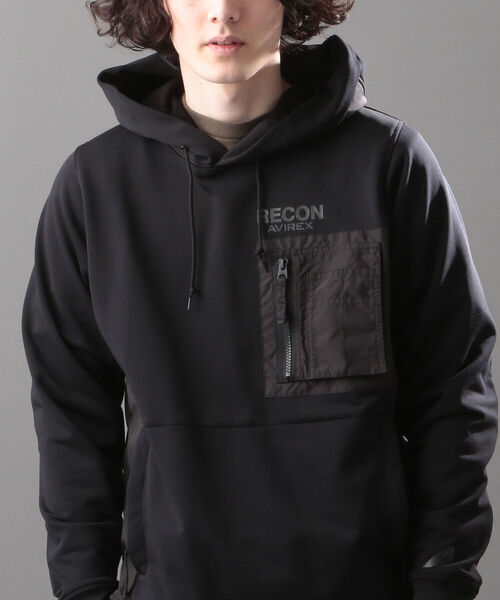 AVIREX（アヴィレックス）の「【AVIREX FLYER'S】プルオーバー パーカー/PULL OVER PARKA/AF / アヴィレックス / AVIREX（パーカー・メンズ・オフホワイト/ブラック/オリーブ/ブラック系その他・MEDIUM/LARGE/X-LARGE/XX-LARGE）」の5枚目の写真