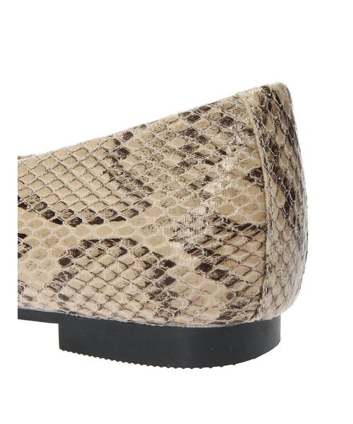 CRAFT STANDARD BOUTIQUE（クラフトスタンダードブティック）の「オブリークトゥーフラットシューズ　＊（バレエシューズ・レディース・パイソン/ブラック/アイボリー/ブラウン・S/M/L）」の19枚目の写真