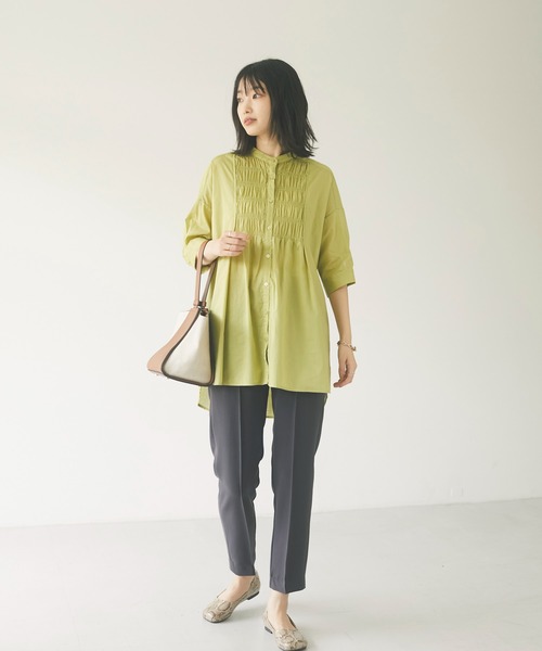 CRAFT STANDARD BOUTIQUE（クラフトスタンダードブティック）の「オブリークトゥーフラットシューズ　＊（バレエシューズ・レディース・パイソン/ブラック/アイボリー/ブラウン・S/M/L）」の7枚目の写真