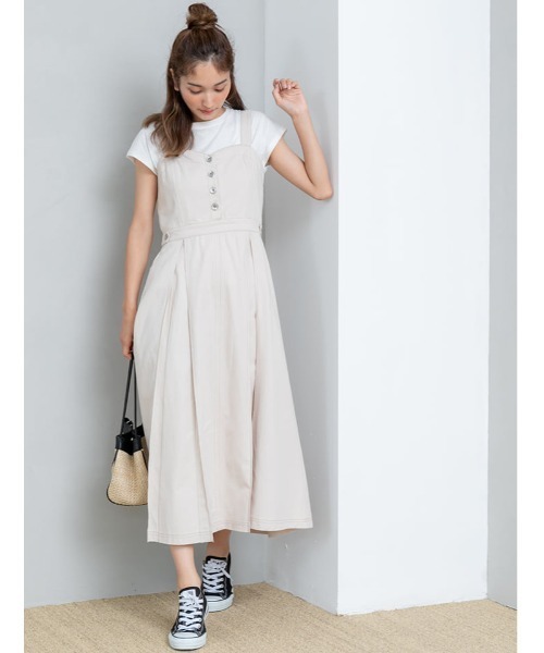 fifth（フィフス）の「フレンチスリーブベーシックTシャツ（Tシャツ/カットソー・レディース・ブルー/ブラック/グレイッシュベージュ/ホワイト・MEDIUM）」の12枚目の写真