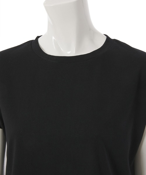 fifth（フィフス）の「フレンチスリーブベーシックTシャツ（Tシャツ/カットソー・レディース・ブルー/ブラック/グレイッシュベージュ/ホワイト・MEDIUM）」の11枚目の写真