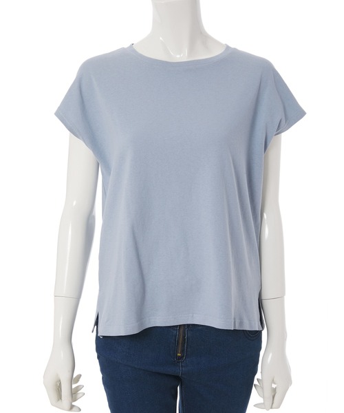 fifth（フィフス）の「フレンチスリーブベーシックTシャツ（Tシャツ/カットソー・レディース・ブルー/ブラック/グレイッシュベージュ/ホワイト・MEDIUM）」の10枚目の写真