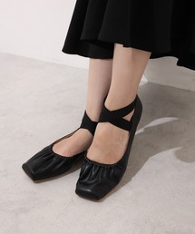 one after another NICE CLAUP | クロスバレエシューズ(バレエシューズ)