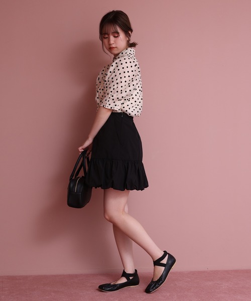 one after another NICE CLAUP（ワンアフターアナザーナイスクラップ）の「クロスバレエシューズ（バレエシューズ・レディース・ブラック/アイボリー/アニマル・S/M/L）」の4枚目の写真