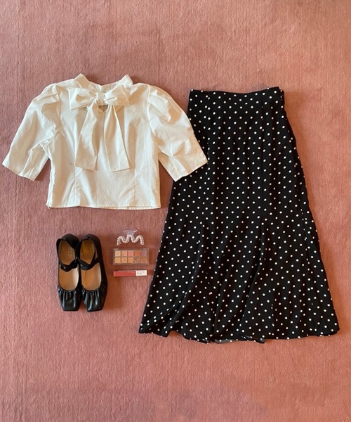 one after another NICE CLAUP（ワンアフターアナザーナイスクラップ）の「クロスバレエシューズ（バレエシューズ・レディース・ブラック/アイボリー/アニマル・S/M/L）」の7枚目の写真