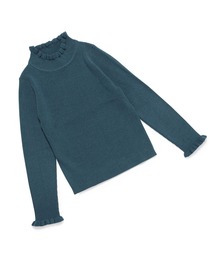 ROPE' PICNIC（ロペピクニック）の「【KIDS】リブフリルディテールプルオーバー（ニット/セーター・キッズ）」