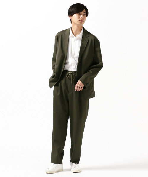 B:MING by BEAMS（ビーミングバイビームス）の「B:MING by BEAMS / NOMAD ストレッチツイル パンツ(セットアップ対応)（その他パンツ・メンズ・ネイビー/ブルー系その他/オリーブ/ブラウン系その他3・46/44/48/50）」の7枚目の写真