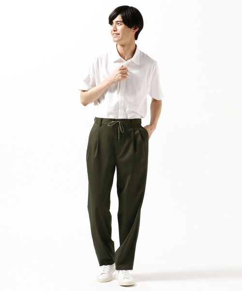 B:MING by BEAMS（ビーミングバイビームス）の「B:MING by BEAMS / NOMAD ストレッチツイル パンツ(セットアップ対応)（その他パンツ・メンズ・ネイビー/ブルー系その他/オリーブ/ブラウン系その他3・46/44/48/50）」の8枚目の写真