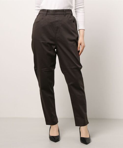 Samansa Mos2（サマンサ モスモス）の「細見えラインテーパードパンツ（その他パンツ・レディース・ベージュ/ピンク/チャコール・ﾌﾘ-）」の8枚目の写真