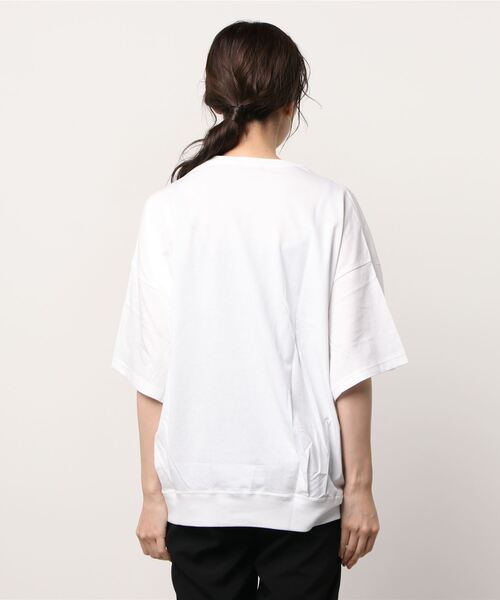 Munich(ミューニック)の「Munich(ミューニック)プレミアムコットンジャージー バックタックプルオーバー(Tシャツ/カットソー・レディース・ホワイト・FREE)」の2枚目の写真