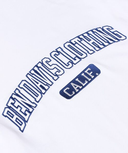 BEN DAVIS(ベンデイビス)の「【BEN DAVIS(ベンデイビス)】≪NAVAL別注≫ FRONT LOGO WAPPEN HEAVY LONG SLEEVE T / フロント ロゴワッペン ヘビーウェイト ロンT(Tシャツ/カットソー・メンズ・グリーン系その他/ホワイト/ネイビー・MEDIUM/LARGE/X-LARGE)」の9枚目の写真