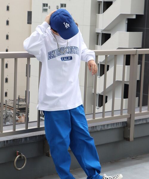 BEN DAVIS(ベンデイビス)の「【BEN DAVIS(ベンデイビス)】≪NAVAL別注≫ FRONT LOGO WAPPEN HEAVY LONG SLEEVE T / フロント ロゴワッペン ヘビーウェイト ロンT(Tシャツ/カットソー・メンズ・グリーン系その他/ホワイト/ネイビー・MEDIUM/LARGE/X-LARGE)」の21枚目の写真