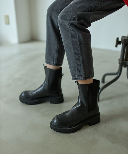 VACANCY（ヴァカンシー）の「サイドゴアブーツ（ブーツ・レディース・ブラック・SMALL/MEDIUM/LARGE）」の5枚目の写真