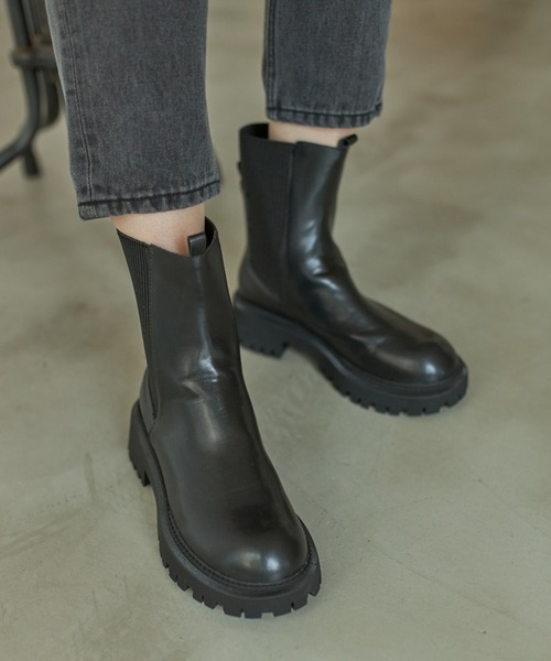 VACANCY（ヴァカンシー）の「サイドゴアブーツ（ブーツ・レディース・ブラック・SMALL/MEDIUM/LARGE）」の12枚目の写真