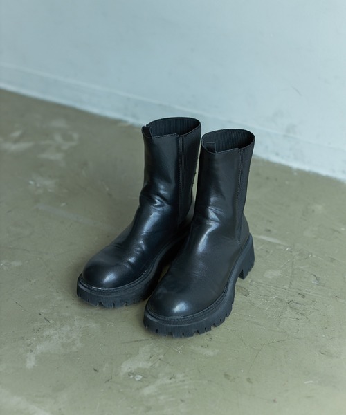 VACANCY（ヴァカンシー）の「サイドゴアブーツ（ブーツ・レディース・ブラック・SMALL/MEDIUM/LARGE）」の18枚目の写真
