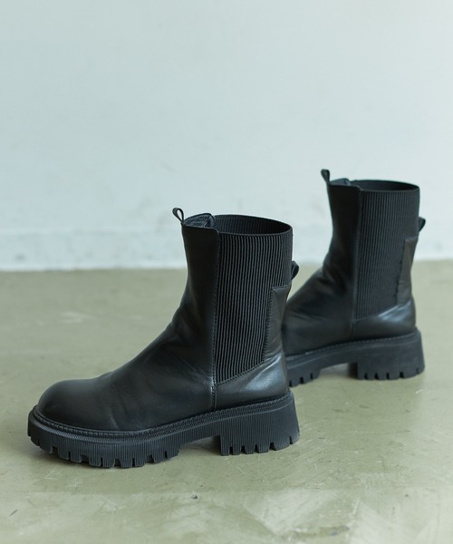 VACANCY（ヴァカンシー）の「サイドゴアブーツ（ブーツ・レディース・ブラック・SMALL/MEDIUM/LARGE）」の16枚目の写真