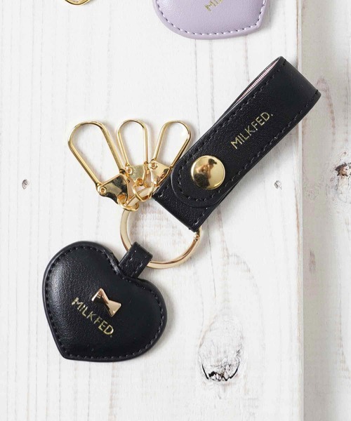MILKFED.（ミルクフェド）の「MIRROR KEYCHAIN（キーホルダー・レディース・ブラック/ライトパープル/ライトピンク・ONE SIZE）」の2枚目の写真