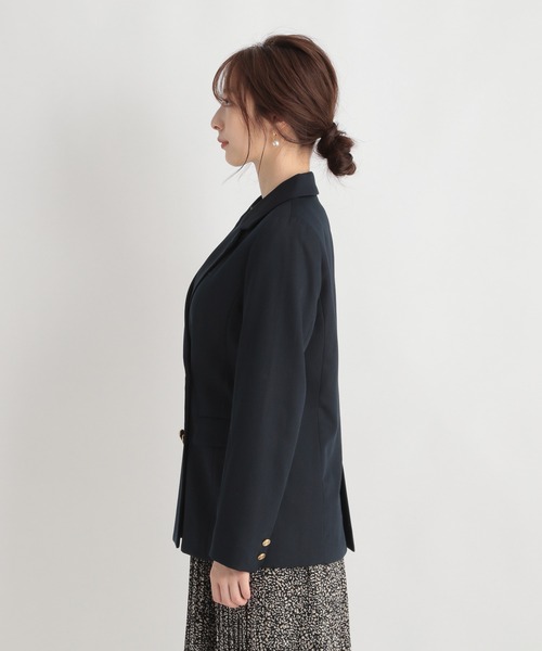 Andemiu（アンデミュウ）の「キンボタンＷジャケット219553（その他アウター・レディース・ベージュ/ネイビー/ベージュ系1・FREE）」の12枚目の写真