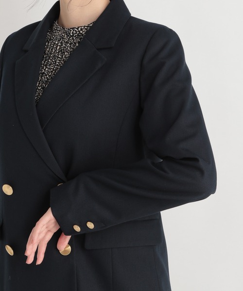 Andemiu（アンデミュウ）の「キンボタンＷジャケット219553（その他アウター・レディース・ベージュ/ネイビー/ベージュ系1・FREE）」の17枚目の写真