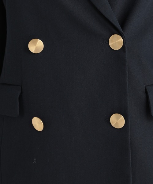 Andemiu（アンデミュウ）の「キンボタンＷジャケット219553（その他アウター・レディース・ベージュ/ネイビー/ベージュ系1・FREE）」の20枚目の写真