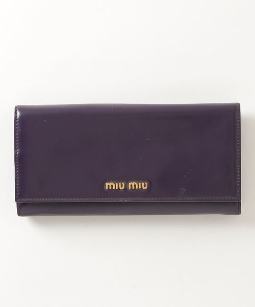 ブランド古着 ワンポイント財布 財布 Miu Miu ミュウミュウ のファッション通販 Zozoused