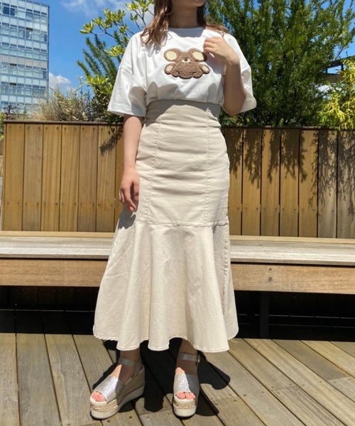 one after another NICE CLAUP(ワンアフターアナザーナイスクラップ)の「アソートビックTシャツ(Tシャツ/カットソー・レディース・ホワイト/オフホワイト/ホワイト系その他/チャコール・FREE)」の21枚目の写真