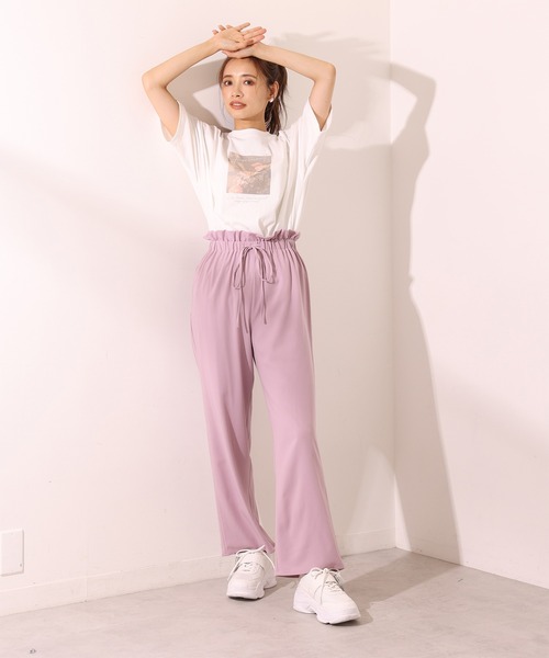 one after another NICE CLAUP(ワンアフターアナザーナイスクラップ)の「アソートビックTシャツ(Tシャツ/カットソー・レディース・ホワイト/オフホワイト/ホワイト系その他/チャコール・FREE)」の8枚目の写真