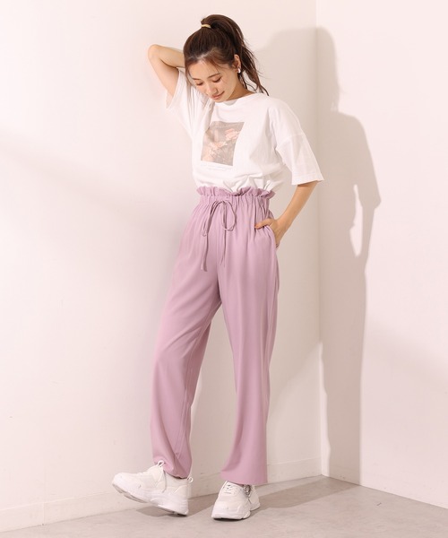 one after another NICE CLAUP(ワンアフターアナザーナイスクラップ)の「アソートビックTシャツ(Tシャツ/カットソー・レディース・ホワイト/オフホワイト/ホワイト系その他/チャコール・FREE)」の16枚目の写真