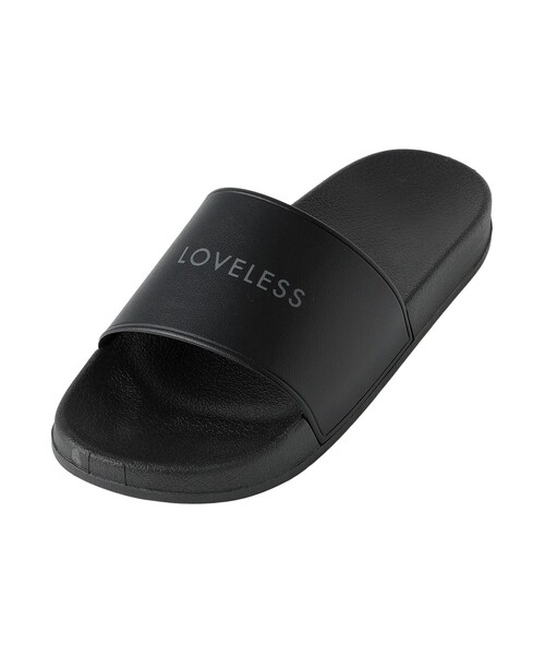 LOVELESS（ラブレス）の「LOVELESSロゴシャワーサンダル（サンダル・メンズ・ブラック/オフホワイト・26.0cm/27.0cm/28.0cm）」の2枚目の写真