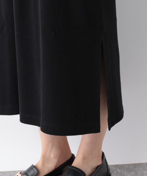 GLOBAL WORK(グローバルワーク)の「袖布帛ドッキングワンピース/215916(ワンピース・レディース・ブラック/グレー系その他6/ブラウン系その他6・FREE)」の10枚目の写真