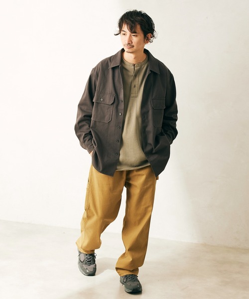 JOURNAL STANDARD relume（ジャーナルスタンダード　レリューム）の「【HOUSE HOLD / ハウスホールド】CPO ワークシャツジャケット（ブルゾン・メンズ・ブラック/カーキ/ベージュ・2/3/4/1）」の15枚目の写真