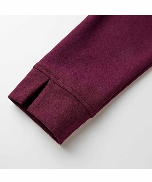 IEDIT（イディット）の「ＩＥＤＩＴ　イージーな着心地で上品スタイルがかなう　プリーツ切り替えワンピース（ワンピース・レディース・ブラック/ボルドー・MEDIUM/LARGE/X-LARGE/XX-LARGE/NS）」の9枚目の写真