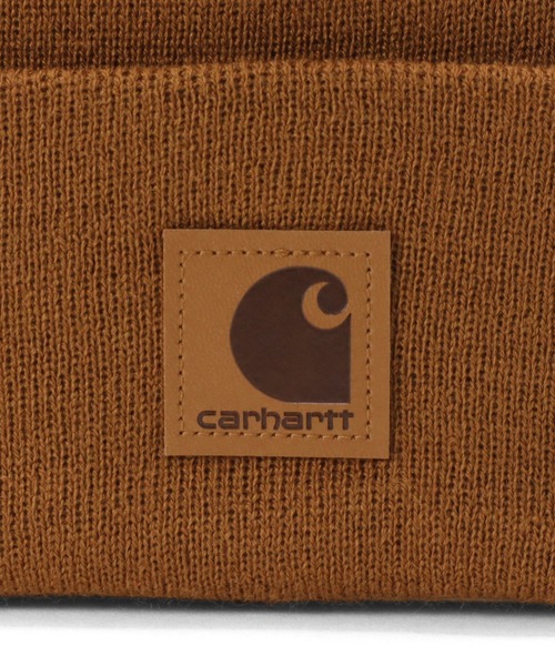 Carhartt(カーハート)の「カーハート ニット ビーニー 帽子(ニットキャップ/ビーニー・メンズ・ブラック/ブラウン/グレー・FREE)」の6枚目の写真