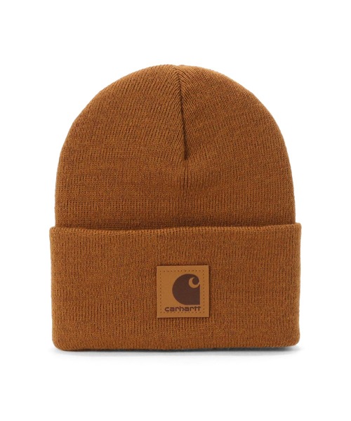Carhartt(カーハート)の「カーハート ニット ビーニー 帽子(ニットキャップ/ビーニー・メンズ・ブラック/ブラウン/グレー・FREE)」の8枚目の写真