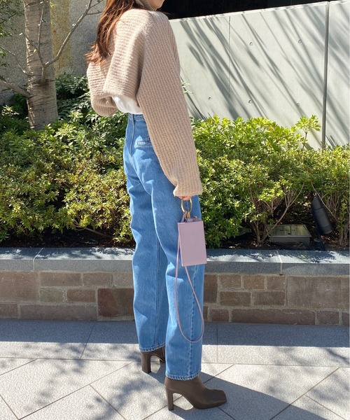 StyleSea（スタイルシー）の「ハイネックアームウォーマーニット プルオーバー（ニット/セーター・レディース・グレー/アイボリー/ブラック/グレイッシュベージュ/ベージュ系/イエロー系/チャコール・FREE/MEDIUM）」の15枚目の写真