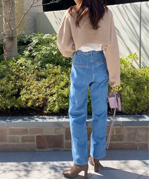 StyleSea（スタイルシー）の「ハイネックアームウォーマーニット プルオーバー（ニット/セーター・レディース・グレー/アイボリー/ブラック/グレイッシュベージュ/ベージュ系/イエロー系/チャコール・FREE/MEDIUM）」の17枚目の写真