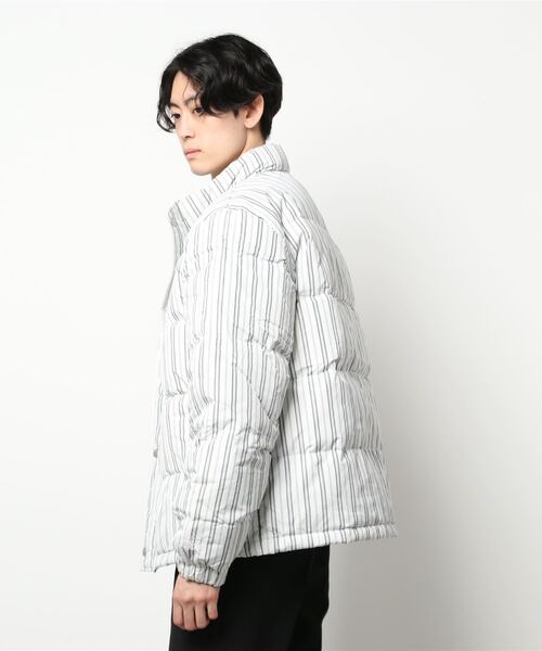 STUSSY / ステューシー】 Stripe Down Puffer Jacket