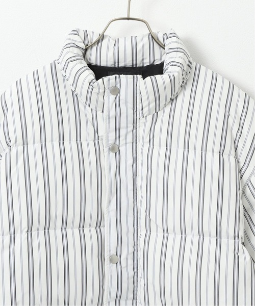 STUSSY / ステューシー】 Stripe Down Puffer Jacket