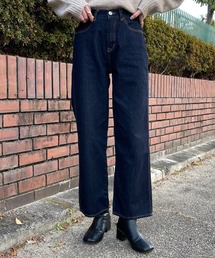 INTER FACTORY | ファッションインフルエンサー aiko - ハイウエストデニムパンツ　made in INTER FACTORY(デニムパンツ)