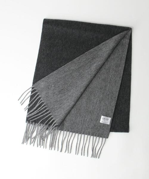 green label relaxing（グリーンレーベルリラクシング）の「カシミヤ リバー ソリッド マフラー（マフラー・メンズ・ワインレッド/ダークブラウン/ダークグレー/ネイビー/オリーブ/ベージュ/ブラック・FREE）」の8枚目の写真