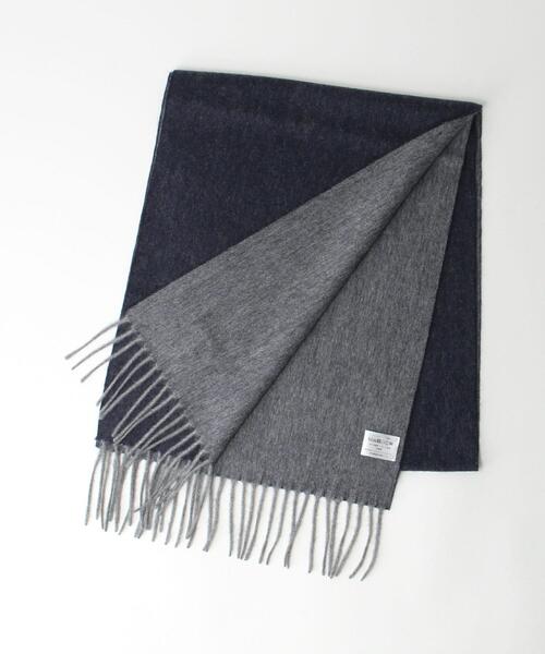 green label relaxing（グリーンレーベルリラクシング）の「カシミヤ リバー ソリッド マフラー（マフラー・メンズ・ワインレッド/ダークブラウン/ダークグレー/ネイビー/オリーブ/ベージュ/ブラック・FREE）」の14枚目の写真