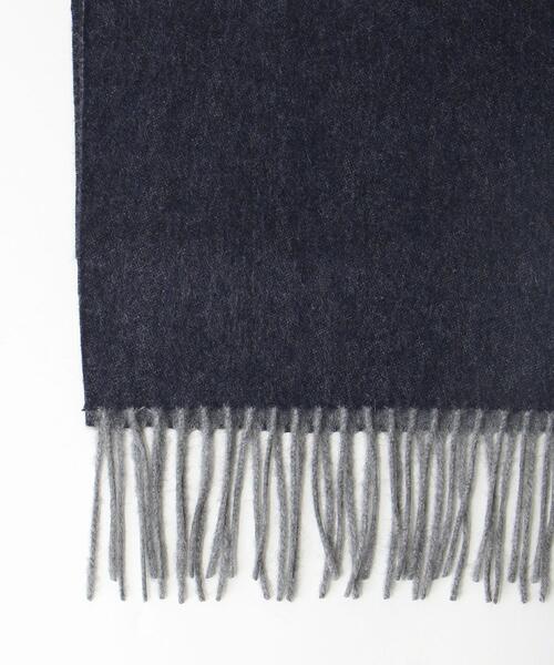 green label relaxing（グリーンレーベルリラクシング）の「カシミヤ リバー ソリッド マフラー（マフラー・メンズ・ワインレッド/ダークブラウン/ダークグレー/ネイビー/オリーブ/ベージュ/ブラック・FREE）」の15枚目の写真