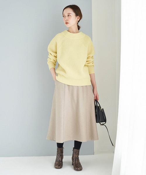 ROPE' PICNIC（ロペピクニック）の「【人気ブロガーAkaneさんコラボ】【emur】ジャージーマーメイドフレアスカート（スカート・レディース・ベージュ系その他2/グリーン/ピンク系その他2・36/38/40）」の15枚目の写真