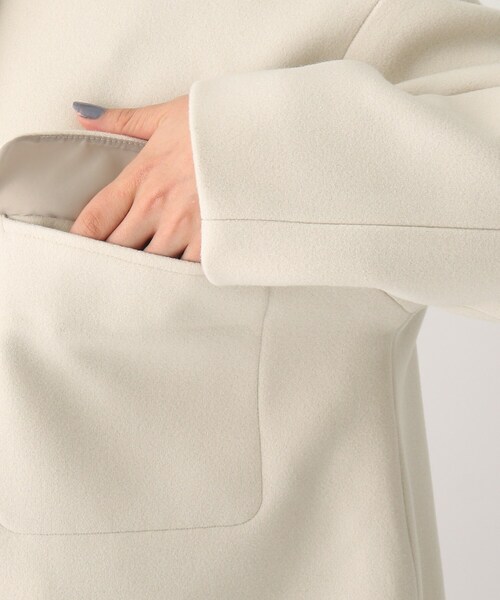 AG by aquagirl（エージーバイアクアガール）の「◆ライトジャージメルトンノーカラーブルゾン【WEB限定サイズ】（ブルゾン・レディース・ブラック/ナチュラル/ブラウン系その他・36/38/40）」の9枚目の写真