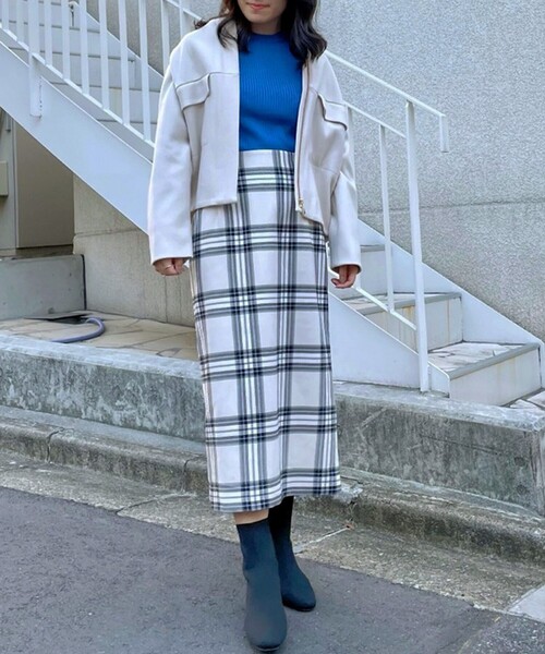 AG by aquagirl（エージーバイアクアガール）の「◆ライトジャージメルトンノーカラーブルゾン【WEB限定サイズ】（ブルゾン・レディース・ブラック/ナチュラル/ブラウン系その他・36/38/40）」の21枚目の写真