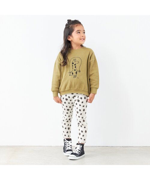 BREEZE（ブリーズ）の「/あったか総柄スタメンパンツ_裏起毛 9分丈（その他パンツ・キッズ・ブラック/ネイビー/アイボリー/チャコール/キャメル・110/80/90/130/100/120）」の11枚目の写真