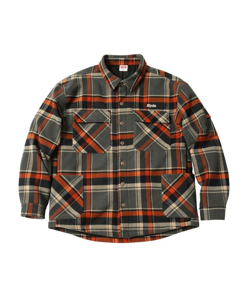 Slyde（スライド）の「【Slyde】FLANNEL SHIRT JKT（その他アウター