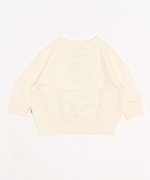 JIPPON（ジポン）の「ウラケワイドトレーナー（80～140cm）（スウェット・キッズ・オフホワイト/ブルー/チャコール/マスタード/グリーン/レッド・120/150/80/100/130/110/140/90）」の15枚目の写真